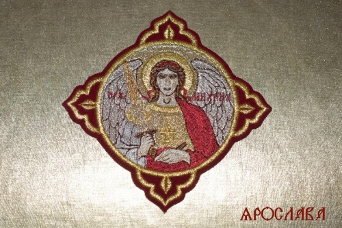АРТ1501. Икона Архангела Михаила в кресте.