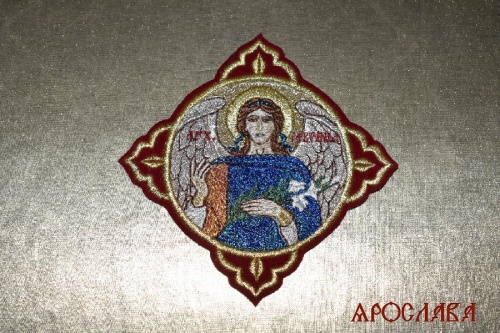 АРТ1502.Икона Архангела Гавриила в кресте.