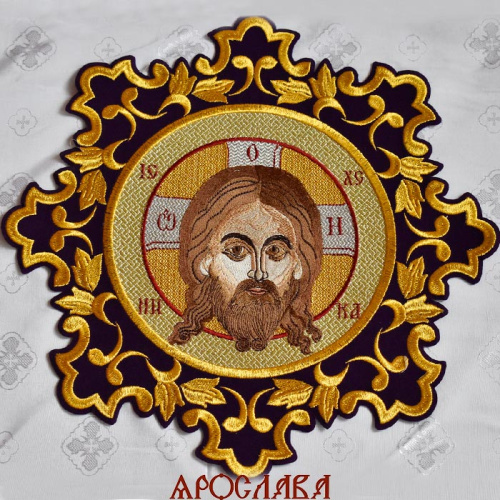 АРТ2521. Икона Спас Нерукотворный образ в кресте.