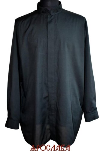 АРТ2815. Рубашка .Ткань хлопок. Потайная застежка, вышитый ворот.