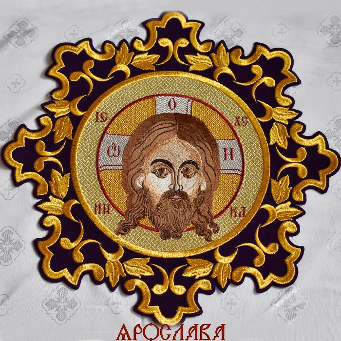АРТ2521. Икона Спас Нерукотворный образ в кресте.