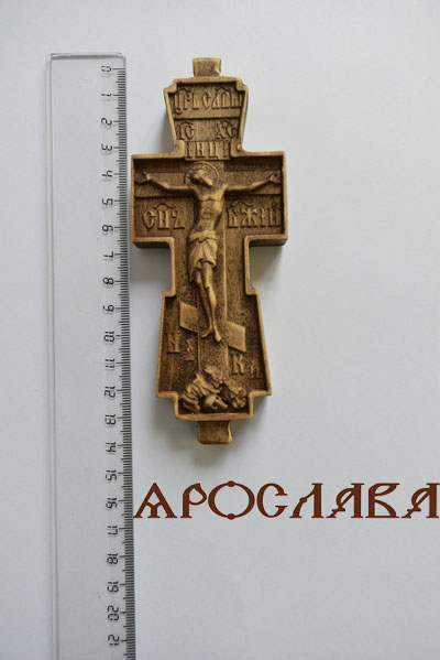 АРТ2559. Крест параманный, деревянный.Высота 13,5 см.