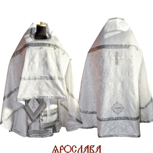 АРТ2771. Риза старообрядческая, шелк Слуцкий,обыденная отделка.