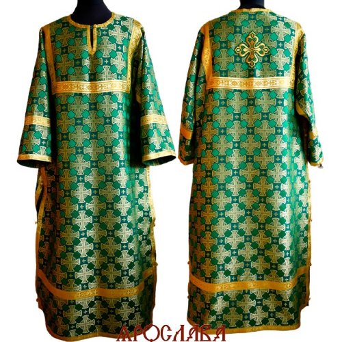 АРТ 2818 Стихарь шелк Петровский, обыденная отделка .